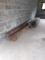 Eikenhouten balken (lot), Tuin en Terras, Palen, Balken en Planken, Ophalen, Gebruikt, Hardhout, 250 cm of meer