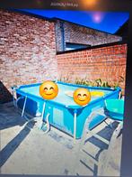 Zwembad intex metal frame 300200cm, Tuin en Terras, Ophalen, Zo goed als nieuw, Opzetzwembad, 200 tot 400 cm