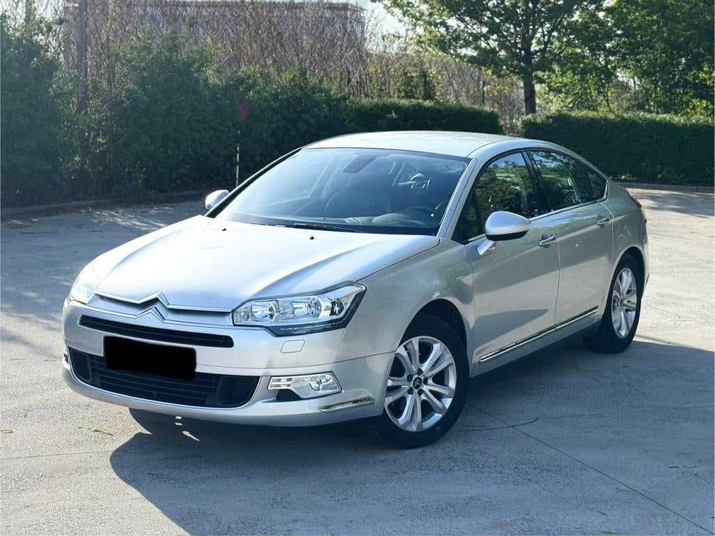 Citroën C5 1.6 THP Exclusive, Auto's, Citroën, Zwart, Leder en Stof, Bedrijf, 5 deurs