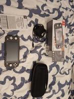 Nintendo switch lite + oplaadkabel + opberghoes, Games en Spelcomputers, Ophalen, Grijs, Gebruikt, Met beschermhoes of tas