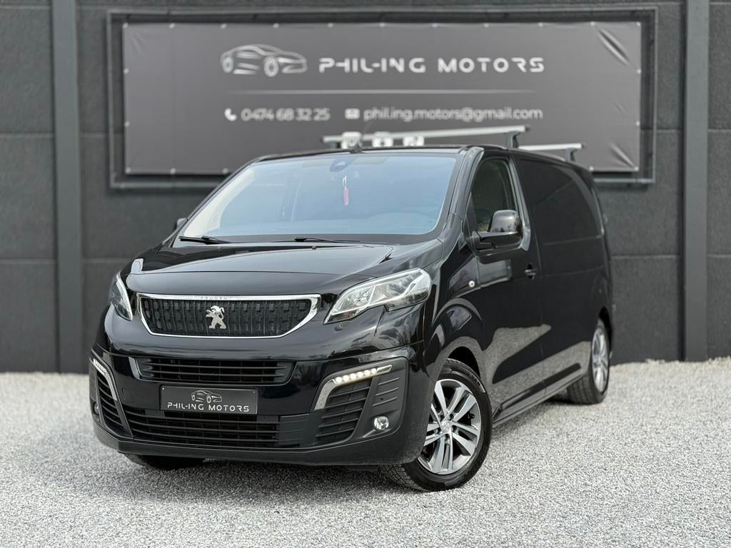 Peugeot Expert 2.0 BlueHDi, Cuir, Bte Auto, , Apple Car Play, Auto's, Peugeot, 4 cilinders, Zwart, Leder, Diesel