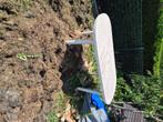 Tuintafel plastic, Tuin en Terras, Tuintafels, Ophalen, Gebruikt, Ovaal, Plastic