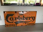 Emaille reclamebord Carlsberg, Verzamelen, Ophalen, Reclamebord