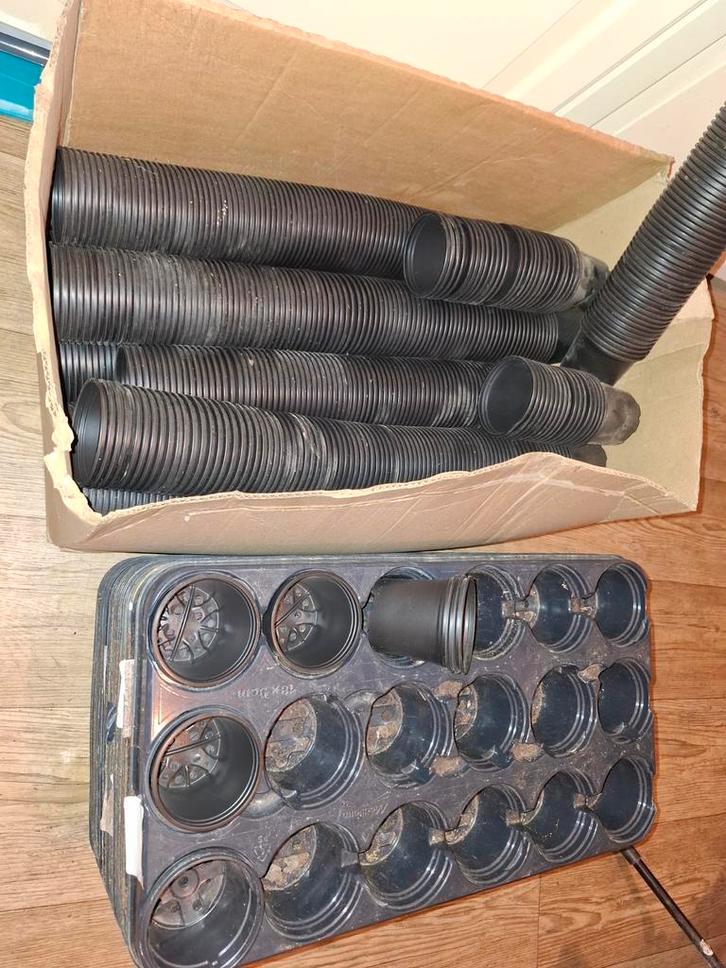 Kweekpotjes, plastic potjes, Tuin en Terras, Kweekspullen, Ophalen