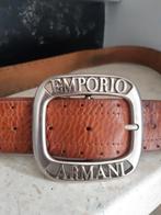 Riem Emporio Armani Maat 90, Kleding | Heren, Riemen en Ceintuurs, Emporio Armani, Bruin, Echt leder, Minder dan 95 cm