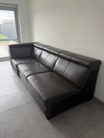 Dringen! Lederen zetel, Huis en Inrichting, Zetels | Complete zithoeken, Ophalen, Zo goed als nieuw, Leer