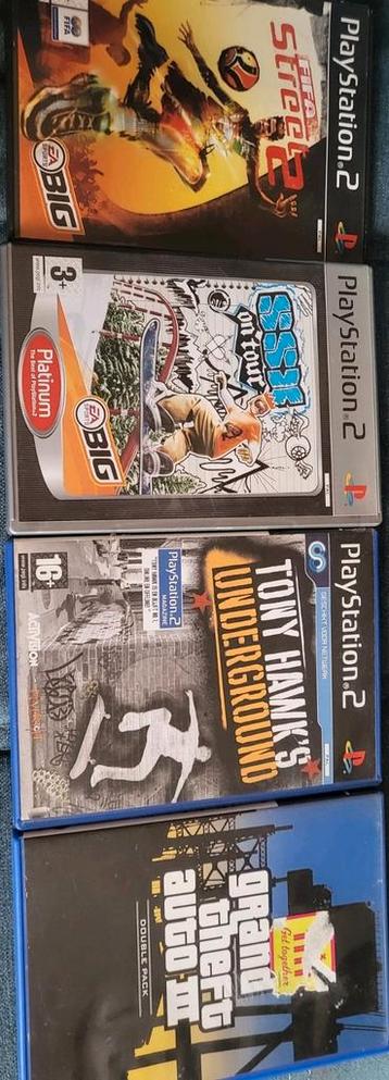 Playstation 2 spellen/ 6euro voor alles beschikbaar voor biedingen