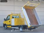 Iveco Daily 50C15 3.0L Kipper met Kist Dubbellucht 3,5t Trek, Euro 5, Stof, Gebruikt, 145 pk