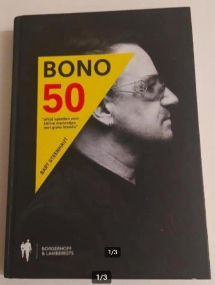 Boek Bono 50 Rock U2 Muziek Biografie Pop Ierland, Boeken, Muziek, Artiest, Ophalen of Verzenden