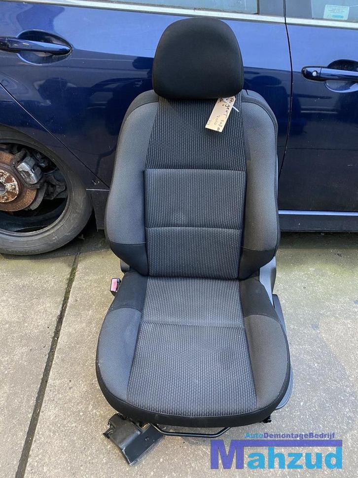 PEUGEOT 207 CC Bestuurders links voor stoel zwart grijs stof, Auto-onderdelen, Interieur en Bekleding, Peugeot, Gebruikt, Ophalen of Verzenden