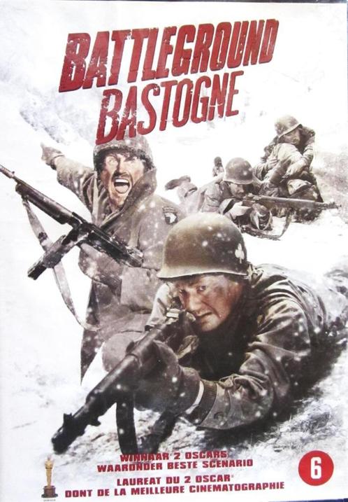 DVD OORLOG- BATTLEGROUND BASTOGNE (ZELDZAME DVD)-1949, Cd's en Dvd's, Dvd's | Actie, Zo goed als nieuw, Oorlog, Alle leeftijden
