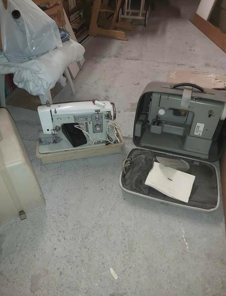 Lot machine à coudre pffaf 91 et relais, Antiquités & Art, Antiquités | Machines à coudre, Envoi