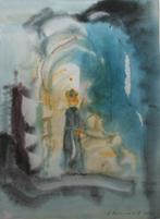 Aquarel Sint-Peterburg 2003 (52 x 62 cm), Antiek en Kunst, Kunst | Schilderijen | Modern, Ophalen of Verzenden