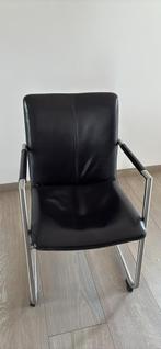8 eetkamer stoelen, Ophalen, Gebruikt, Zwart, Leer