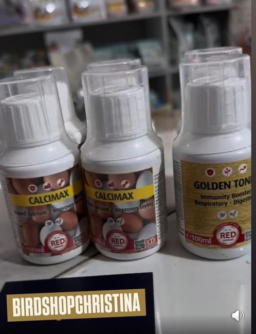 Calcimax 100 ml, Vloeibare Calcium - Red Animals, Dieren en Toebehoren, Vogels | Toebehoren, Ophalen of Verzenden