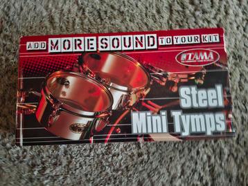 Tama steel mini tymps Timbales voor uw drumstel in zgst  beschikbaar voor biedingen