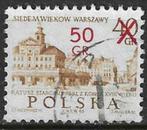 Polen 1972 - Yvert 2041 - 700 Jaar Warschau met opdruk (ST), Timbres & Monnaies, Timbres | Europe | Autre, Affranchi, Envoi, Pologne