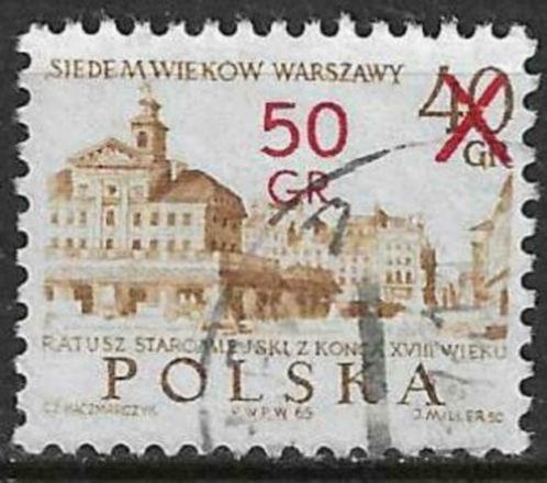 Polen 1972 - Yvert 2041 - 700 Jaar Warschau met opdruk (ST), Timbres & Monnaies, Timbres | Europe | Autre, Affranchi, Pologne