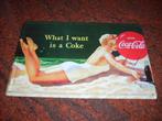 Coca Cola 20 x 30 cm reclamebord - plakkaat, Enlèvement, Comme neuf, Panneau publicitaire