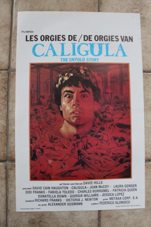 filmaffiche Caligula The Untold Story 1982 filmposter, Verzamelen, Posters, Zo goed als nieuw, Film en Tv, A1 t/m A3, Rechthoekig Staand