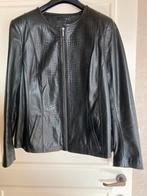 Blouson en cuir noir pour femme taille 48, Noir, Taille 46/48 (XL) ou plus grande, Enlèvement ou Envoi, Manteau
