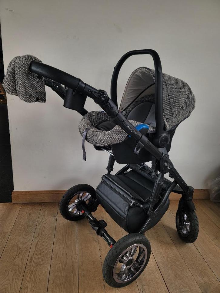 P'tit Chou baby- kinderwagen, Kinderen en Baby's, Kinderwagens en Combinaties, Kinderwagen, Luchtbanden, Met autostoeltje, Met reiswieg