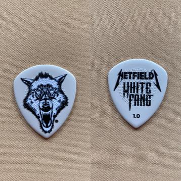 Metallica plectrum 72 Seasons World Tour White Fang 1.0 beschikbaar voor biedingen