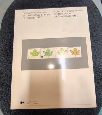 Canadese souvenircollectie voor postzegels uit 1980 beschikbaar voor biedingen