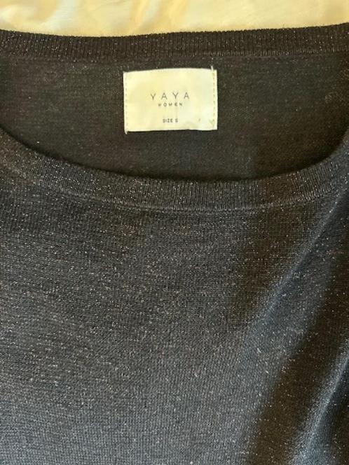 Donkerbruin truitje/topje van het merk YAYA, Kleding | Dames, Truien en Vesten, Zo goed als nieuw, Maat 36 (S), Bruin, Ophalen of Verzenden