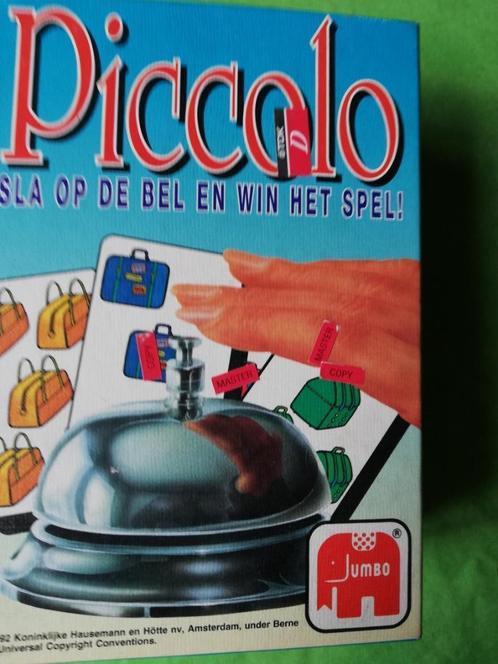 PICCOLO sla op de bel en win het spel 6 j. + VLOOIENSPEL 5 j, Hobby en Vrije tijd, Gezelschapsspellen | Bordspellen, Gebruikt