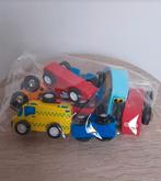 Set houten wagentjes, Kinderen en Baby's, Speelgoed |Speelgoedvoertuigen, Ophalen of Verzenden, Zo goed als nieuw