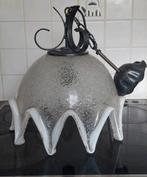 Brutalistische smeedijzeren design lamp murano, Ophalen of Verzenden, Zo goed als nieuw