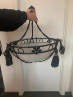 Vintage grote coupe in suikerglas 65 cm, Ophalen, Zo goed als nieuw, Metaal