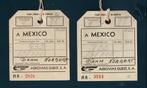 2 AEROVIAS bagagelabels (Mexicaanse versie), Verzenden, Gebruikt, Overige typen