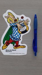 Vintage sticker Asterix en Obelix - 1976 Kakofonix Ossewit, Ophalen of Verzenden, Zo goed als nieuw, Strip of Tekenfilm