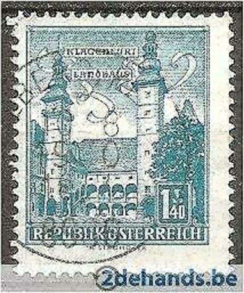 Oostenrijk 1957-1965 - Yvert 871AB - Monumenten en gebo (ST), Timbres & Monnaies, Timbres | Europe | Autriche, Affranchi, Envoi
