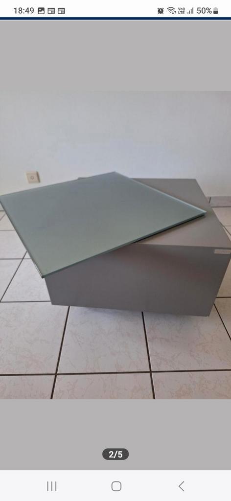 Table xooon, Huis en Inrichting, Tafels | Salontafels, Glas, Ophalen