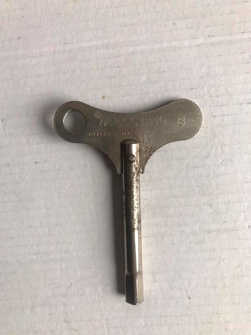 Meccano sleutel B Made in Engeland blikken speelgoed, Verzamelen, Speelgoed, Verzenden