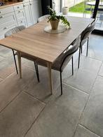 Eettafel met 4 stoelen, Ophalen, Zo goed als nieuw