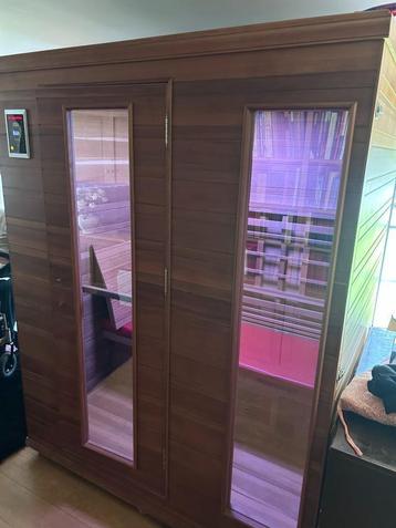 Infraroodcabine, Sport en Fitness, Sauna, Ophalen, Zo goed als nieuw, Infrarood, Complete sauna