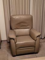 Salon te koop, Huis en Inrichting, Ophalen, Zo goed als nieuw, Rechte bank, Leer