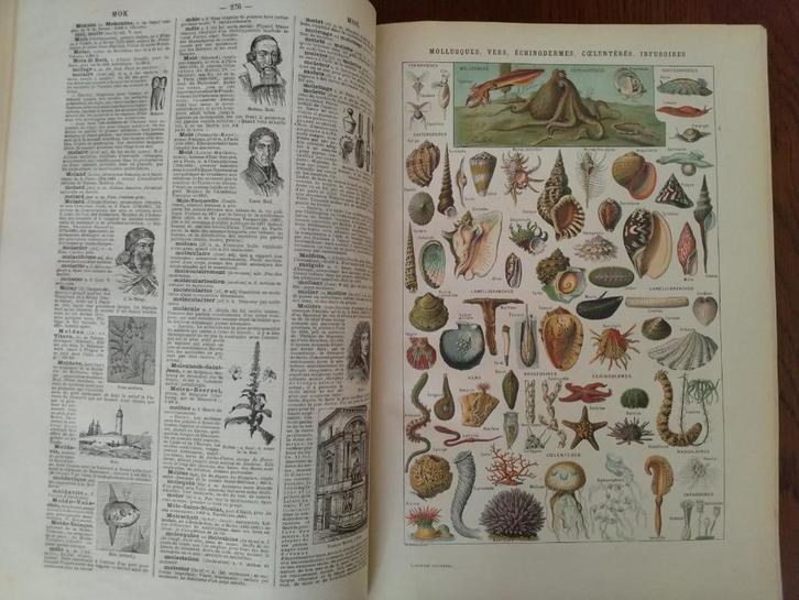 Larousse universel en 2 volumes 1922/1923 Claude Augé, Antiek en Kunst, Antiek | Boeken en Manuscripten, Ophalen of Verzenden