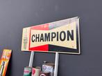 CHAMPION bougie oud reclamebord, Verzamelen, Ophalen of Verzenden, Gebruikt, Reclamebord