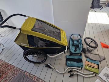 Fietskar Croozer kid plus voor 2 kinderen beschikbaar voor biedingen