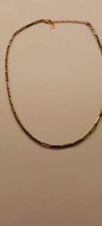 Goud  kleurig  ketting van Steel look, Ophalen, Verstelbaar, Zo goed als nieuw, Goud