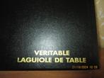 6 couteaux à steak Laguiole z40x13 trempe en ébène, Enlèvement ou Envoi, Neuf, Bois, Ensemble de couverts