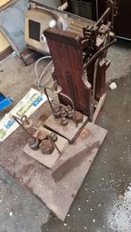 Oude weegschaal met gewichten, Antiek en Kunst, Ophalen