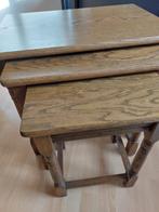 eiken bijzet tafeltjes, Antiek en Kunst, Ophalen
