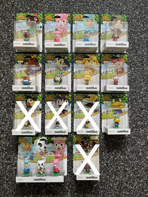Verzameling Animal Crossing Amiibo's, Games en Spelcomputers, Games | Nintendo Switch, Nieuw, Ophalen of Verzenden