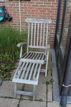 chaise longue de jardin en teck, Enlèvement, Utilisé, Bois de teck, Pliant